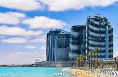 شقة - 3 - 3 للبيع في نورث ايدج تاورز - مدينة العلمين الجديدة - العلمين - الساحل الشمالي