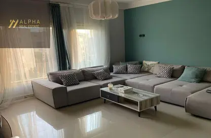 Apartment - 1 Bedroom - 1 Bathroom for rent in Palm Hills Village Gate - South Investors Area - New Cairo City - Cairo