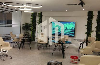 Office Space - 1 Bedroom - 1 Bathroom for rent in Bank Center Street - South Teseen St. - The 5th Settlement - New Cairo City - Cairo