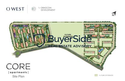Apartment - 2 Bedrooms - 2 Bathrooms for sale in O West - 6 October Compounds - 6 October City - Giza
