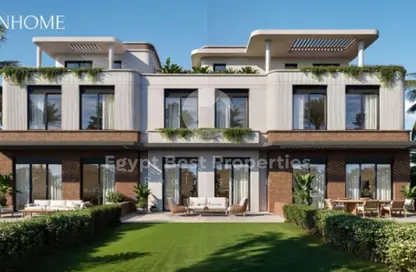 تاون هاوس - 4 غرف نوم - 4 حمامات للبيع في كريسينت واك - كمبوندات التجمع الخامس - التجمع الخامس - مدينة القاهرة الجديدة - القاهرة