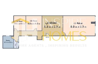 مساحات مكتبية - استوديو - 1 حمام للبيع في الإبراهيمية - حي وسط - الاسكندرية