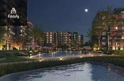 Apartment - 2 Bedrooms - 2 Bathrooms for sale in Canyon 8 - R8 - New Capital City - Cairo Apartment - 2 Bedrooms - 2 Bathrooms for sale in Canyon 8 - R8 - New Capital City - Cairo