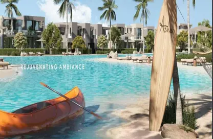 شاليه - 3 غرف نوم - 3 حمامات للبيع في ازها الساحل الشمالي - راس الحكمة - الساحل الشمالي