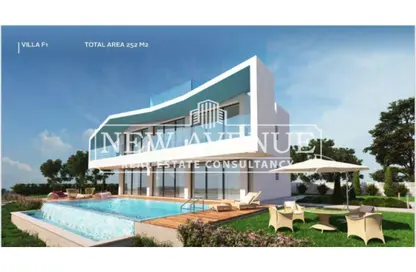 فيلا - 4 غرف نوم - 4 حمامات للبيع في فوكا باي - قسم مرسي مطروح - الساحل الشمالي