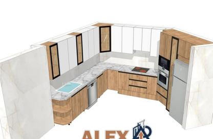 Apartment - 3 Bedrooms - 3 Bathrooms for rent in Sky line - Smouha - Hay Sharq - Alexandria Apartment - 3 Bedrooms - 3 Bathrooms for rent in Sky line - Smouha - Hay Sharq - Alexandria
