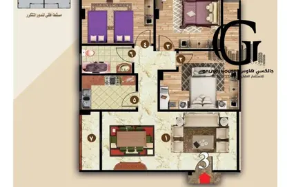 شقة - 3 غرف نوم - 1 حمام للبيع في المجاورة الرابعة - المنطقة الرابعة - مدينة الشروق - القاهرة