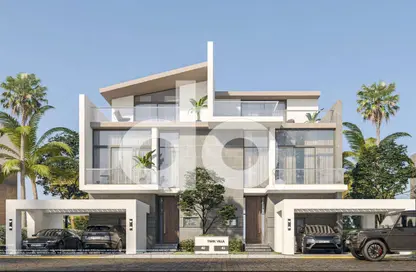 Twin House - 3 Bedrooms - 3 Bathrooms for sale in Saada Compound - New Cairo City - Cairo