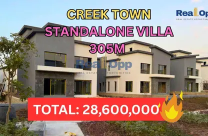 Villa - 4 Bedrooms - 4 Bathrooms for sale in Creek Town - The 1st Settlement - New Cairo City - Cairo