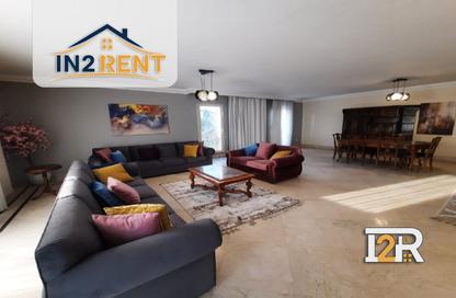 Apartment - 4 Bedrooms - 4 Bathrooms for rent in Sarayat Al Maadi - Hay El Maadi - Cairo Apartment - 4 Bedrooms - 4 Bathrooms for rent in Sarayat Al Maadi - Hay El Maadi - Cairo