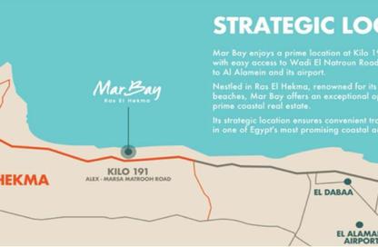 Chalet - 2 Bedrooms - 3 Bathrooms for sale in Mar Bay - Ras Al Hekma - North Coast