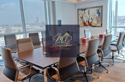 Office Space - 4 Bedrooms - 1 Bathroom for rent in Bank Center Street - South Teseen St. - The 5th Settlement - New Cairo City - Cairo