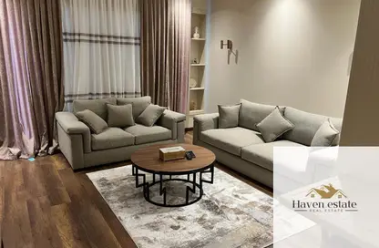 Apartment - 1 Bedroom - 1 Bathroom for rent in Palm Hills Village Gate - South Investors Area - New Cairo City - Cairo