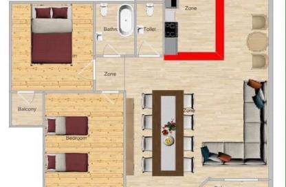 Apartment - 2 - 2 for sale in Retaj - South Investors Area - New Cairo City - Cairo