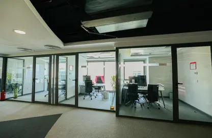 Office Space - 5 Bedrooms - 2 Bathrooms for rent in Bank Center Street - South Teseen St. - The 5th Settlement - New Cairo City - Cairo