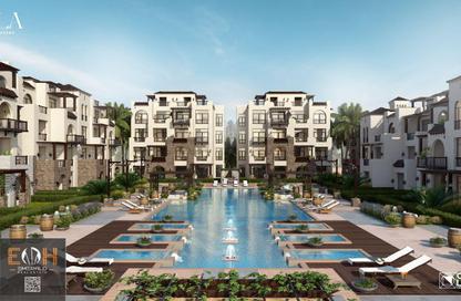 Apartment - 2 Bedrooms - 1 Bathroom for sale in Cala - Sahl Hasheesh - Hurghada - Red Sea