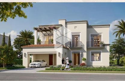 Twin House - 5 Bedrooms - 4 Bathrooms for sale in Uptown Cairo Road - Al Abageyah - El Khalifa - Cairo