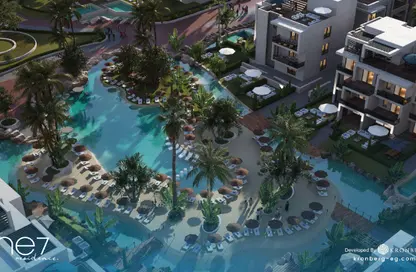 Apartment - 2 Bedrooms - 1 Bathroom for sale in One7 Residence - Hurghada Resorts - Hurghada - Red Sea