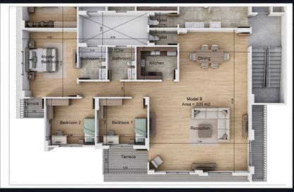 Apartment - 3 Bedrooms - 3 Bathrooms for sale in Al Mushir Abu Ghazaleh St. - Golf City - Obour City - Qalyubia
