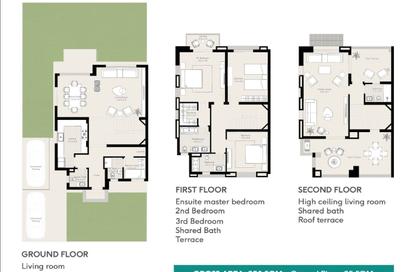 Townhouse - 3 Bedrooms - 4 Bathrooms for sale in District 5 - 5th Settlement Compounds - The 5th Settlement - New Cairo City - Cairo
