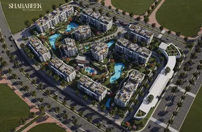 Apartment - 2 Bedrooms - 2 Bathrooms for sale in Shababeek compound - New Cairo City - Cairo