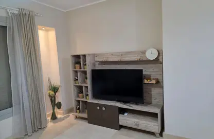 Apartment - 1 Bedroom - 1 Bathroom for rent in Palm Hills Village Gate - South Investors Area - New Cairo City - Cairo