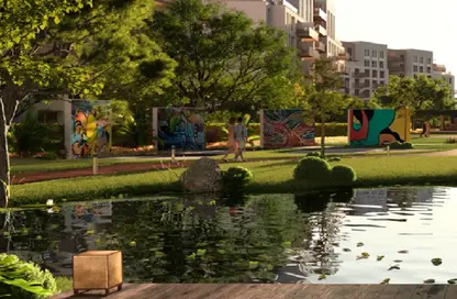 Apartment - 3 Bedrooms - 2 Bathrooms for sale in Garden Gate - Ashgar City - Al Wahat Road - 6 October City - Giza