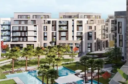 Apartment - 2 Bedrooms - 2 Bathrooms for sale in Swan Lake Residence - 5th Settlement Compounds - The 5th Settlement - New Cairo City - Cairo