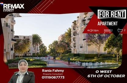 Apartment - 2 Bedrooms - 2 Bathrooms for rent in O West - 6 October Compounds - 6 October City - Giza
