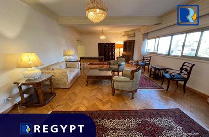 Apartment - 2 Bedrooms - 2 Bathrooms for rent in Taha Hussein St. - Zamalek - Cairo