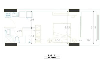 Apartment - Studio - 1 Bathroom for sale in Atalantis - Hurghada Resorts - Hurghada - Red Sea