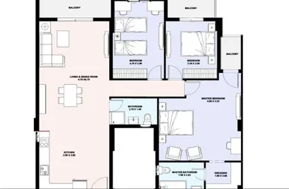 شقة - 3 غرف نوم - 3 حمامات للبيع في مونتي نابوليوني - كمبوندات مدينة المستقبل - مدينة المستقبل - القاهرة