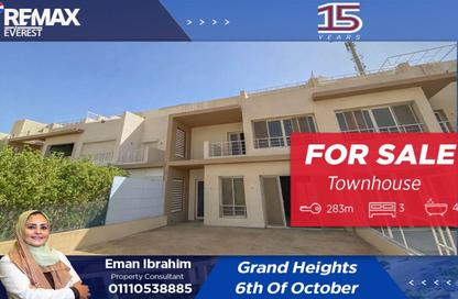 Townhouse - 3 Bedrooms - 4 Bathrooms for sale in Grand Heights - Northern Expansions - 6 October City - Giza