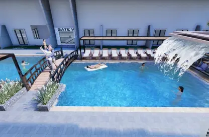 Apartment - 1 Bedroom - 1 Bathroom for sale in El Hegaz Gate Abtal - El Hegaz District - Hurghada - Red Sea