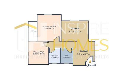 Apartment - 2 Bedrooms - 1 Bathroom for sale in Miami - Hay Awal El Montazah - Alexandria