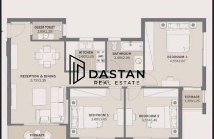Apartment - 3 Bedrooms - 2 Bathrooms for sale in Al Maqsad - New Capital Compounds - New Capital City - Cairo Apartment - 3 Bedrooms - 2 Bathrooms for sale in Al Maqsad - New Capital Compounds - New Capital City - Cairo