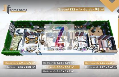 Apartment - 3 - 2 for sale in Bait Alwatan - The 5th Settlement - New Cairo City - Cairo