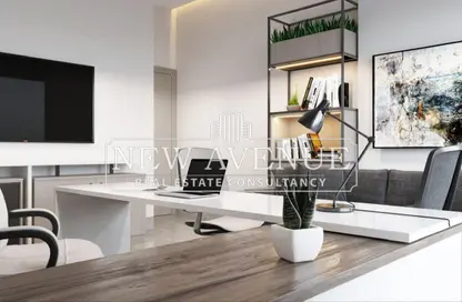 Office Space - Studio for rent in Lake View Residence - 5th Settlement Compounds - The 5th Settlement - New Cairo City - Cairo