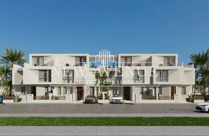 تاون هاوس - 3 غرف نوم - 5 حمامات للبيع في مار باي - راس الحكمة - الساحل الشمالي