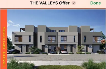 تاون هاوس - 3 غرف نوم - 3 حمامات للبيع في ذا فاليز - مدينة المستقبل - القاهرة