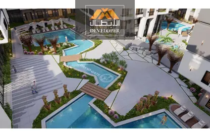 Apartment - 1 Bedroom - 1 Bathroom for sale in Grand Gate - Hurghada Resorts - Hurghada - Red Sea