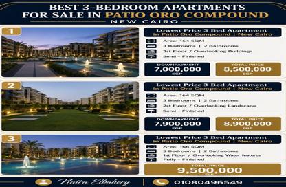 Apartment - 3 Bedrooms - 3 Bathrooms for sale in Zed East - 5th Settlement Compounds - The 5th Settlement - New Cairo City - Cairo