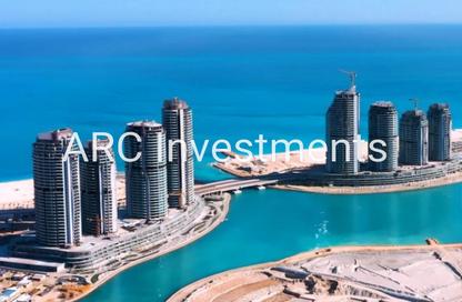 Chalet - 2 Bedrooms - 3 Bathrooms for sale in Beachfront Towers - New Alamein City - Al Alamein - North Coast Chalet - 2 Bedrooms - 3 Bathrooms for sale in Beachfront Towers - New Alamein City - Al Alamein - North Coast
