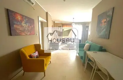 Apartment - 1 Bedroom - 1 Bathroom for rent in Palm Hills Village Gate - South Investors Area - New Cairo City - Cairo