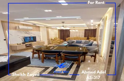 Apartment - 3 Bedrooms - 2 Bathrooms for rent in 8th District - Sheikh Zayed City - Giza