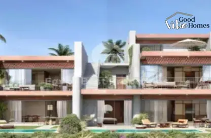 منزل مزدوج - 4 غرف نوم - 4 حمامات للبيع في الماظه باي - قسم مرسي مطروح - الساحل الشمالي