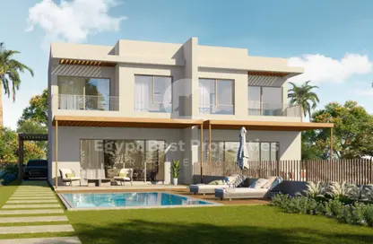 منزل مزدوج - 3 غرف نوم - 4 حمامات للبيع في سوان ليك الجونة - الجونة - الغردقة - محافظة البحر الاحمر