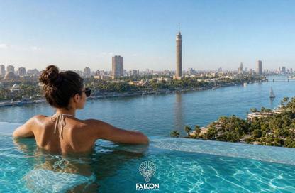 شقق فندقية - غرفة نوم - 1 حمام للبيع في شارع كورنيش النيل - المعادي - حي المعادي - القاهرة