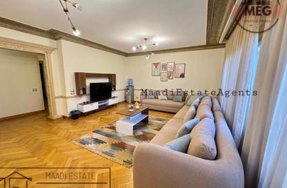 Apartment - 3 Bedrooms - 3 Bathrooms for rent in Sarayat Al Maadi - Hay El Maadi - Cairo