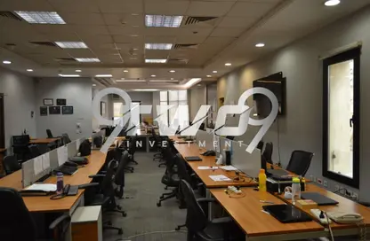 Office Space - 5 Bedrooms - 2 Bathrooms for rent in Bank Center Street - South Teseen St. - The 5th Settlement - New Cairo City - Cairo